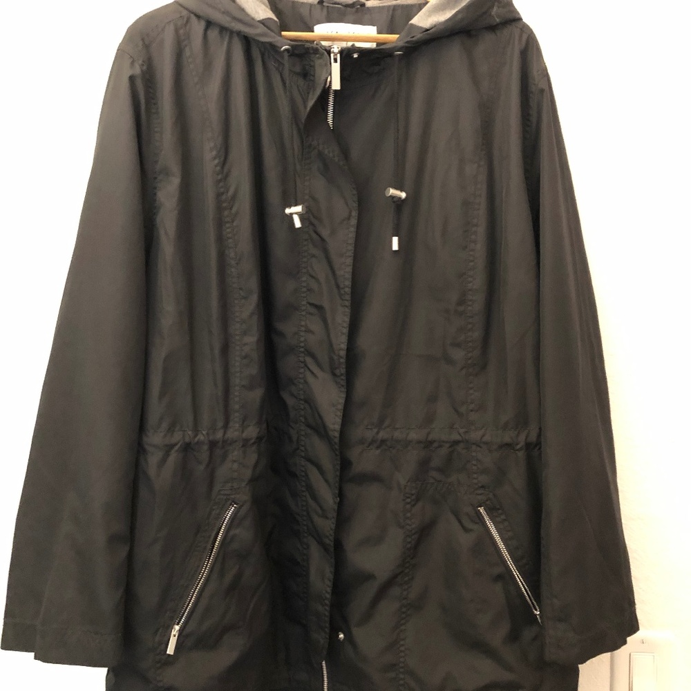 TARGET "Ava & Viv" Black Anorak Rain Jacket